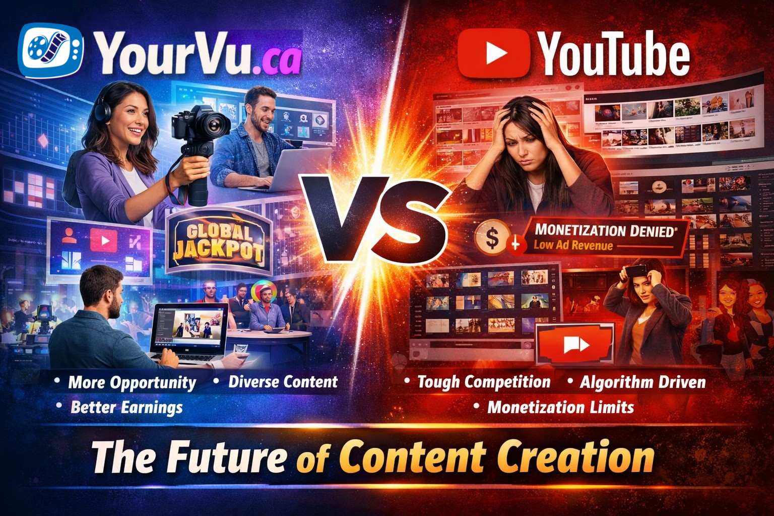 YourVu vs YouTube: Why a New Generation of Content Platforms Is Emerging