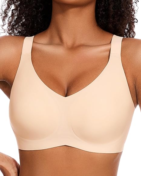 Gailife Wireless Jelly Bra Support Bra for Women Seamless No Underwire Comfort Push-Up Full Coverage T-Shirt Bra - Image 2