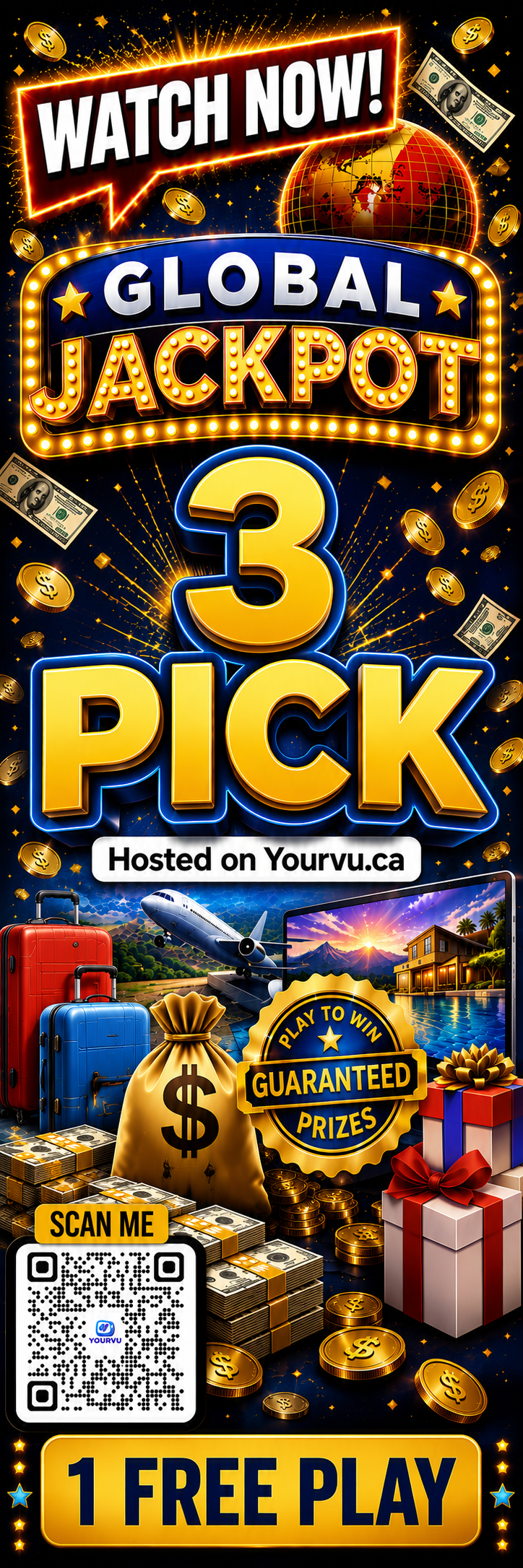 Global Jack pot 3 pick June 20 2026