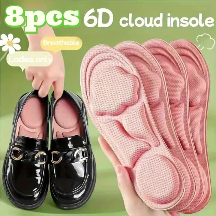 4 Pairs (8pcs) Unisex 6D Cloud-Feel Insoles - Image 13