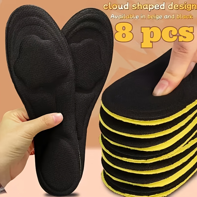 4 Pairs (8pcs) Unisex 6D Cloud-Feel Insoles - Image 7
