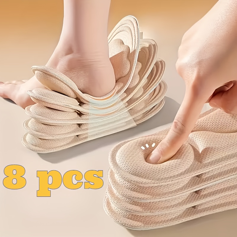 4 Pairs (8pcs) Unisex 6D Cloud-Feel Insoles - Image 12