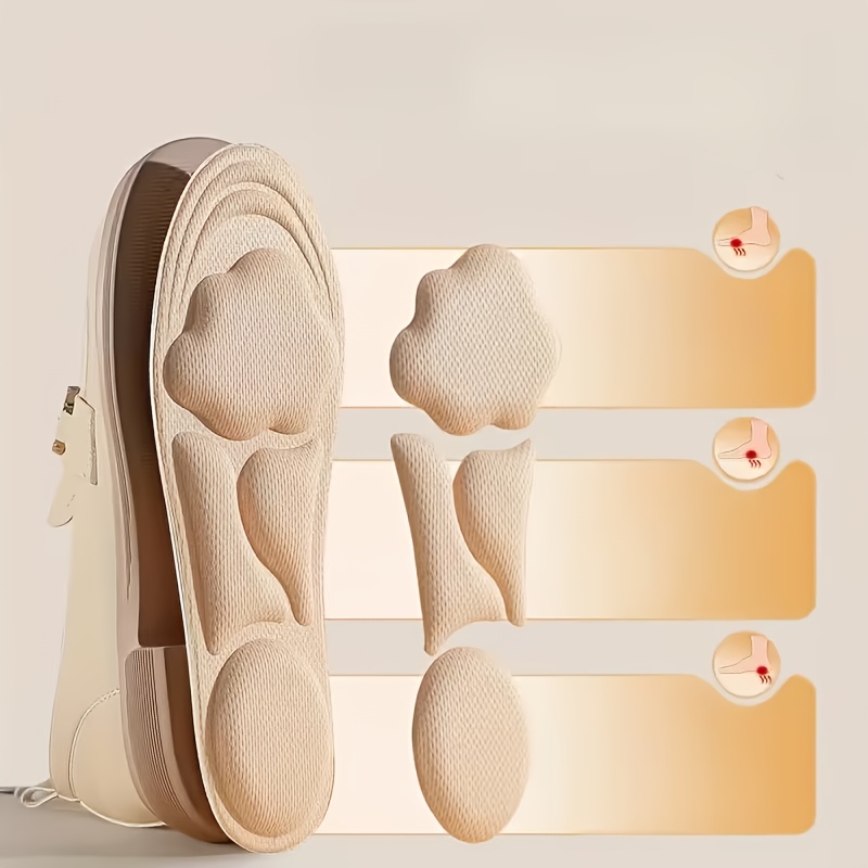 4 Pairs (8pcs) Unisex 6D Cloud-Feel Insoles - Image 9