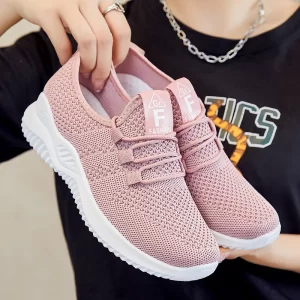 Women's 2025 Mesh Breathable Sports Shoes Comfortable Soft Sole Lightweight Fashion Casual Shoes