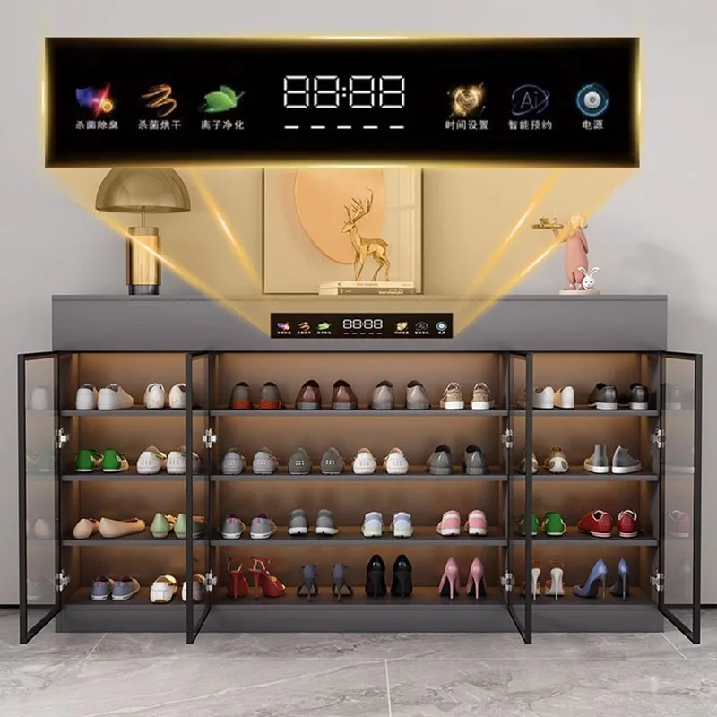 z Women Entryway Shoe Rack Adjustable Dust Proof Living Room Narrow Vertical Shoe Rack Dressing Rooms Luxury Furniture z - Image 4