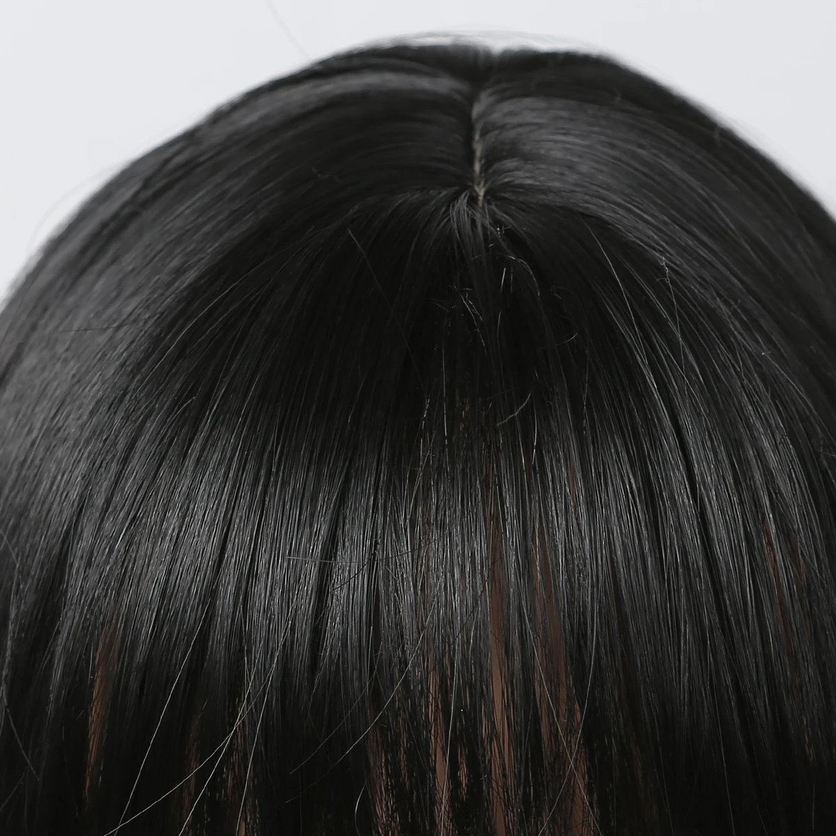 EASIHAIR Long Silky Straight Synthetic Wigs with Bangs Black Cosplay Party Lolita Hair Wigs for Women Natural Heat Resistant Wig - Image 4