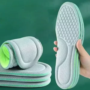 "Memory Foam Shoe Inserts, 2 Pieces, Deodorizing and Sweat-Absorbing, Ideal for Sports and Running Shoes, For Men and Women"