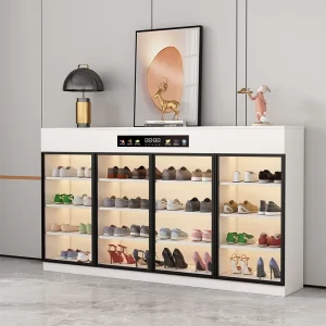 z Women Entryway Shoe Rack Adjustable Dust Proof Living Room Narrow Vertical Shoe Rack Dressing Rooms Luxury Furniture z