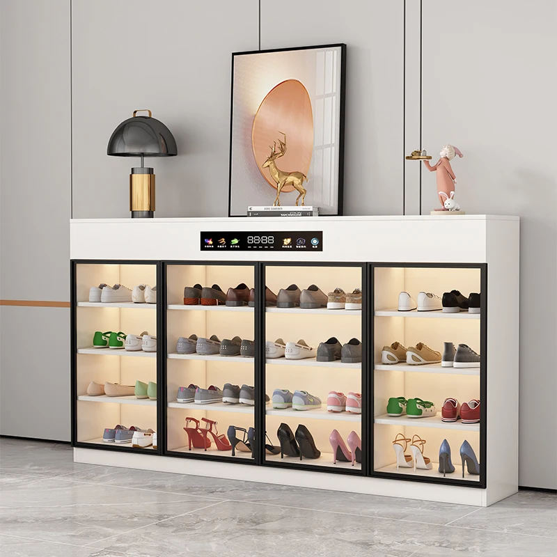 z Women Entryway Shoe Rack Adjustable Dust Proof Living Room Narrow Vertical Shoe Rack Dressing Rooms Luxury Furniture z