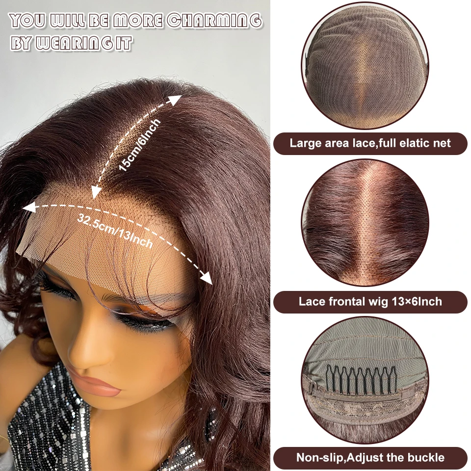 Latisha 13X6 HD 13X5X1 Synthetic Lace Front Wigs Curly Pre Plucked Lace Frontal Wig with Bangs for Women Highlight with Babyhair - Image 2