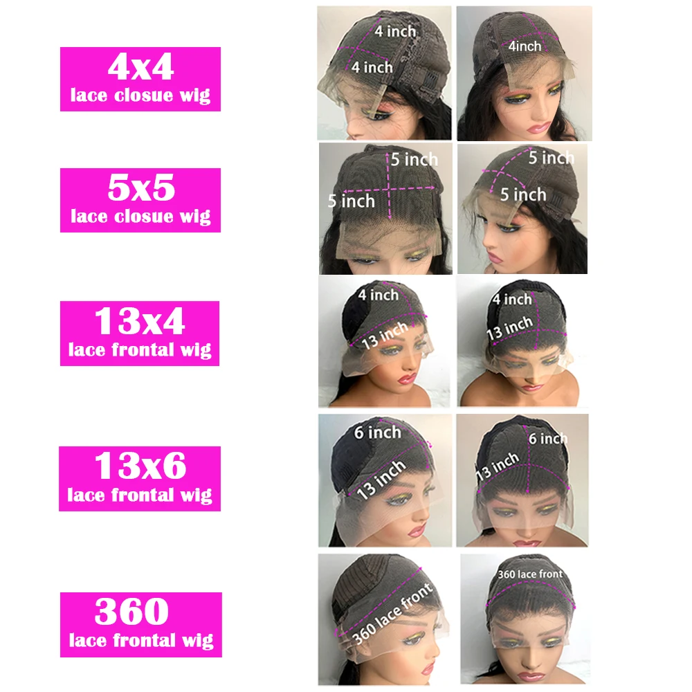 200 Density 40 Inch 13x6 Deep Wave Hd Lace Frontal Wigs Human Hair curly wigs Water Wave 13x4 Lace Front Wig For Black Women Wig - Image 5