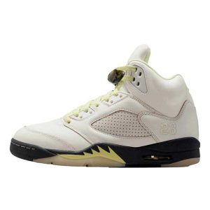 Nike Air Jordan 5 Retro Sail / Luminous Green - Anthracite IM7592-130 Women's