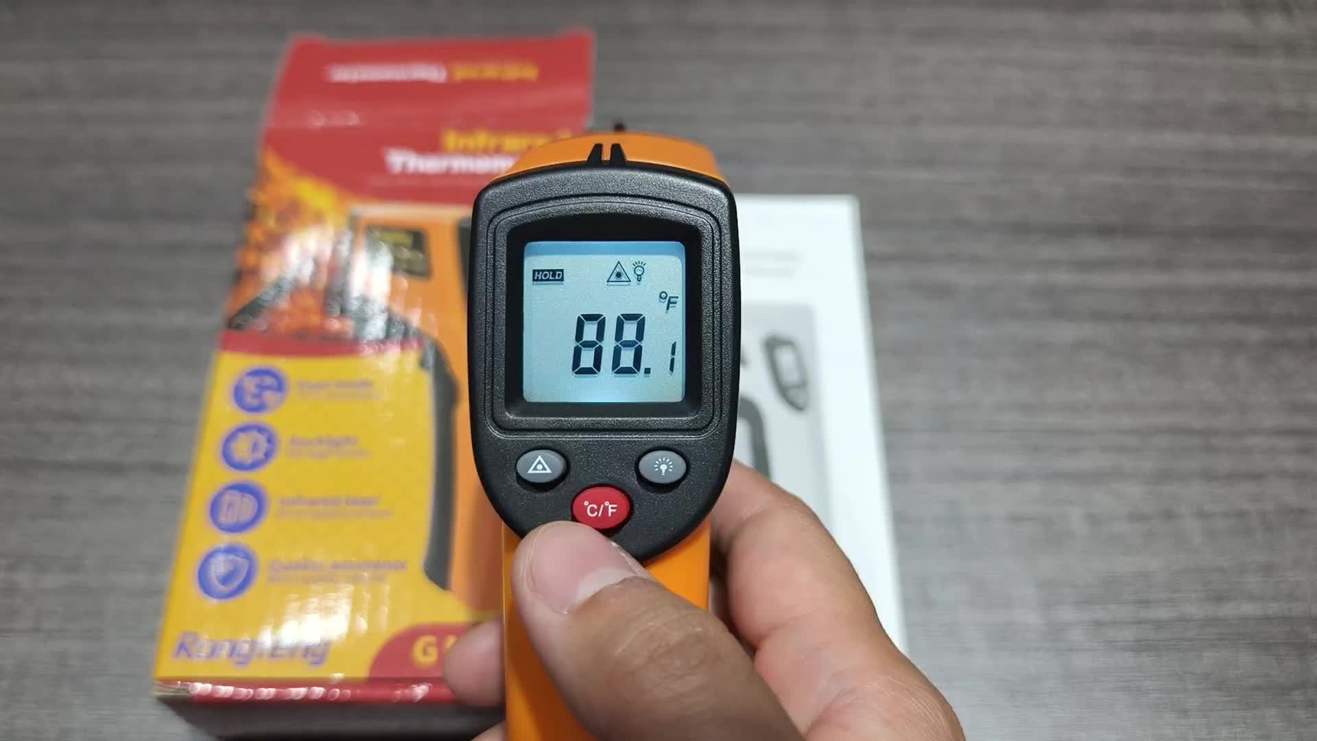 Infrared Thermometer Gun, Non-Contact Surface Thermometer Gun for Pizza Cooking, Ovens, Grills, Frying And Repair(Non-Human) - Image 12