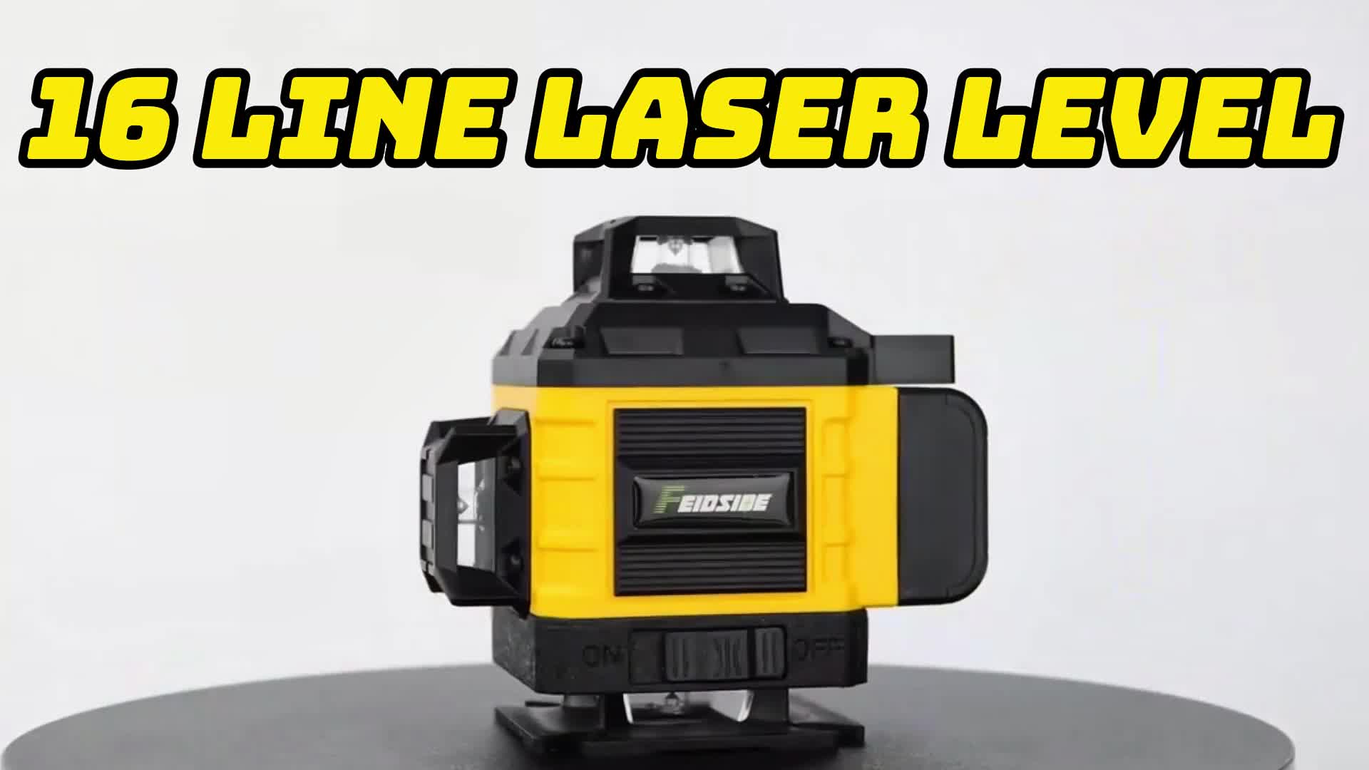 Professional 16-Line Laser Level 360 Self Leveling, 2x 3000mAh Batteries | Remote | Laser Level with 39"Adjustable Tripod, Lazer Leveler Tool for Picture Hanging, Construction, Tile, Renovation, Wall Floor Alignment,laser Level with Tripod - Image 11