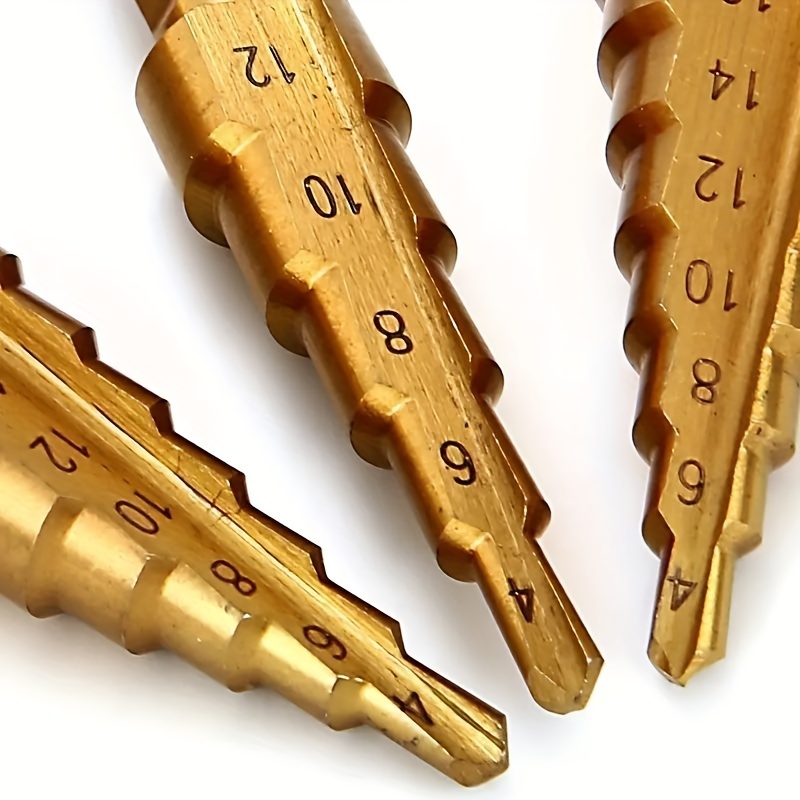 Step Cone Drill Bit Set - Perfect for Cutting Holes in Steel And Other Materials - Home Improvement Tool Kit - Image 5