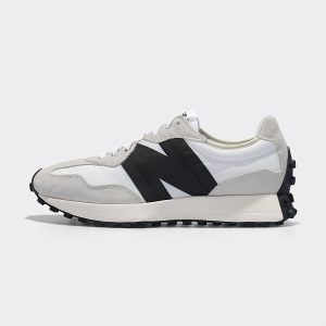 New Balance NB Men's and Women's Unisex Spring/Summer Gray Vintage Versatile Casual Sneakers MS327FE