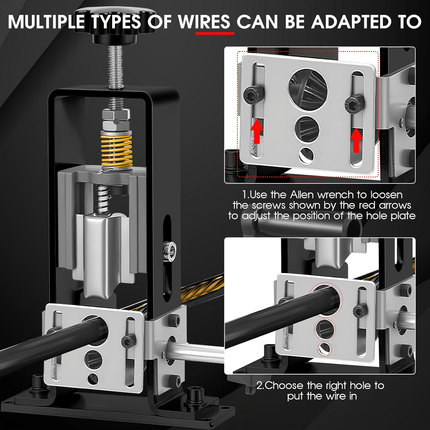 Electric Cable Peeler, Cable Stripper, 1-25Mm Stripping Machine, Stripping Tool, Cable Stripper for Cutting Stripping Scrap, Cable Peeler - Image 6