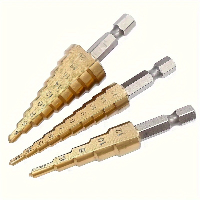 Step Cone Drill Bit Set - Perfect for Cutting Holes in Steel And Other Materials - Home Improvement Tool Kit - Image 6
