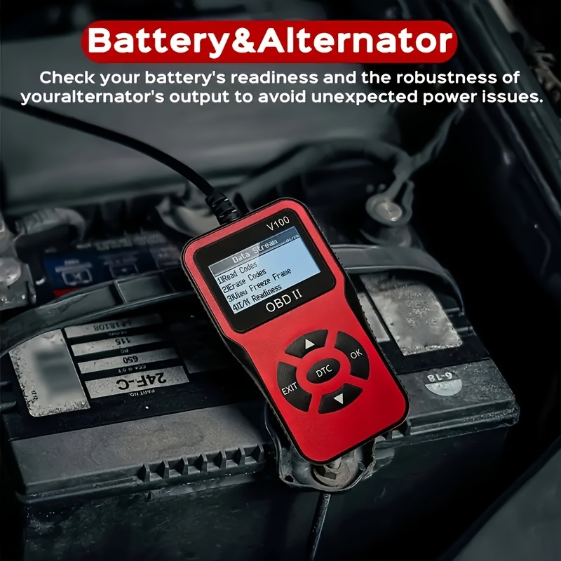 USB Powered OBD2 Car Scanner V100 - Engine Fault Code Reader & Diagnostic Tool - Compatible with All Vehicles Since 1996, Up to 36V, Without Battery - Image 12