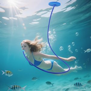 Snorkel, Anti-choking Single/double-head Breathing Apparatus, Underwater Breathing Valve, Silicone Material Oxygen Supply Device for Water Entry, Leak-proof Setup Water Entry Trainer, Deep Water Oxygen Supply Equipment Suitable for Beginner Adults