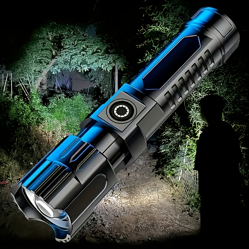 2pcs High-Powered Zoom Flashlights, Outdoor Multifunctional Portable Home Mini Retractable Zoom Light, Camping Gear, Outdoor Flashlight, Portable Flashlight, Mini Flashlight, Durable Structure, Sturdy Construction, Bright Beam - Image 3
