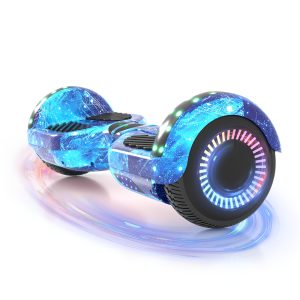 300W 7.5MPH Hoverboard for Kids, 7.5 Mile Range, 3H Charge, 6.5" Wheels, Bluetooth & Corlorful LED Lights, Ideal Gifts for Kids Boys & Girls, Available In Multiple Colors for Children, with Illuminated Wheels, Suitable for Outdoor, Practice Balance