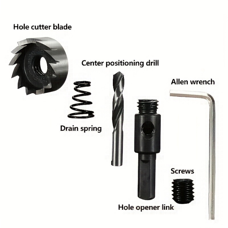 5pcs HSS Drill Bit Set with Tips | 16/18.5/20/25/30mm for Metal Wood, Bright End, Slow Spiral Flute, Triangle Shank, BUFF STACK FULL - Image 4