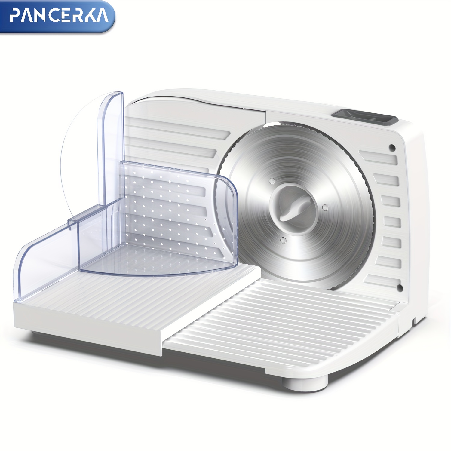 PANCERKA 1pc Electric Meat Slicer, 0-15Mm Adjustable Thickness, Suitable for Home And Commercial Use, Cutting Deli Food, Meat, Vegetables, Fruits, Lamb Slicer/Meat Cutter/Electric Bread Slicer/Meat Slicer Machine/Halloween & Christmas Gift - Image 6