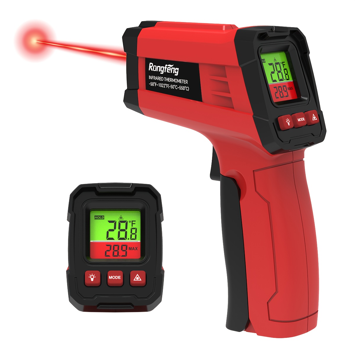 Infrared Thermometer Gun, Non-Contact Surface Thermometer Gun for Pizza Cooking, Ovens, Grills, Frying And Repair(Non-Human) - Image 2