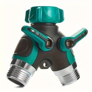 New Model Irrigation Dual-Direction Soft Hose Branch Connector, American Standard 3/4 Inch Garden Tap Branch Drip Irrigation Adapter Splitter