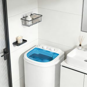 6.6 Lbs Mini Washer Machine And Spin Dryer Combination,, Compact Laundry Solution, Portable Washing Machine, Single Tub Laundry Small Washer for Apartments, Dorms, RV, Traveling