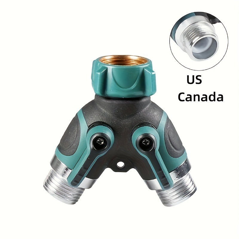 New Model Irrigation Dual-Direction Soft Hose Branch Connector, American Standard 3/4 Inch Garden Tap Branch Drip Irrigation Adapter Splitter - Image 5