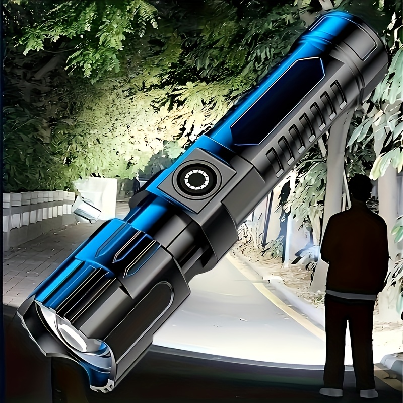 2pcs High-Powered Zoom Flashlights, Outdoor Multifunctional Portable Home Mini Retractable Zoom Light, Camping Gear, Outdoor Flashlight, Portable Flashlight, Mini Flashlight, Durable Structure, Sturdy Construction, Bright Beam - Image 5
