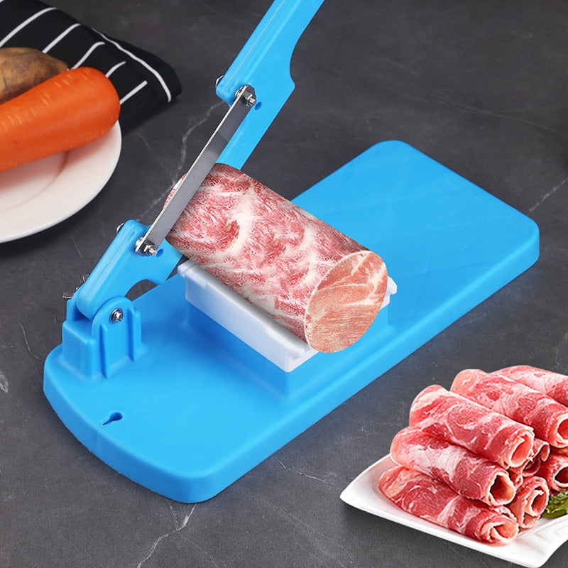 1pc Versatile Food Slicer - Easy Assembly, Detachable for Frozen Meat, Potatoes, Bananas, Apples & More - Uncharged, Battery-Free - Ideal for Home Kitchen Use, Slicing And Dicing - Image 8