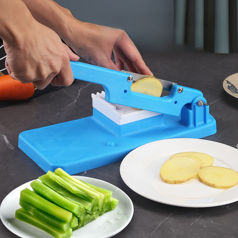 1pc Versatile Food Slicer - Easy Assembly, Detachable for Frozen Meat, Potatoes, Bananas, Apples & More - Uncharged, Battery-Free - Ideal for Home Kitchen Use, Slicing And Dicing - Image 4