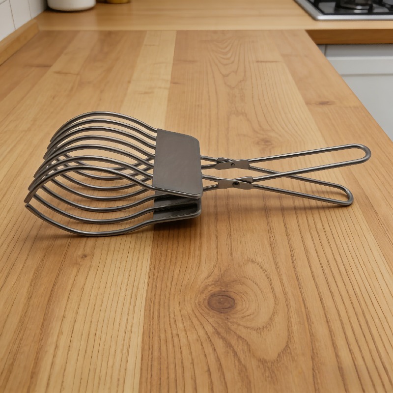 A Versatile Portable Barbecue Slicer Made of One-Piece Stainless Steel, Suitable for Slicing Meat, Ham, And Bread, Ideal for Both for Home And Outdoor Use - Image 6