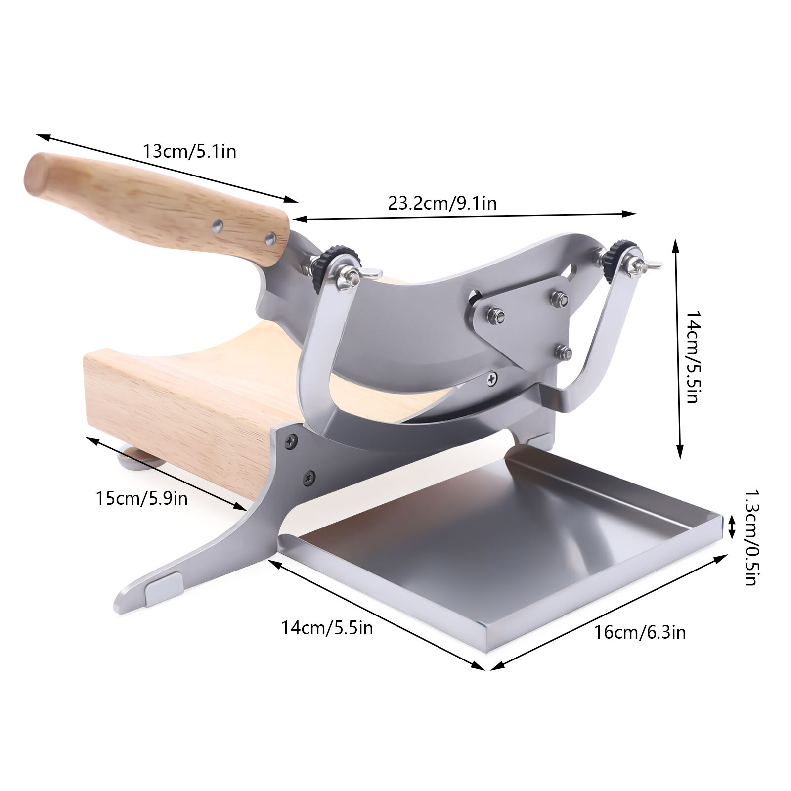 Manual Meat Slicer Frozen Meat Beef Bones Cutter Slicing Machine Stainless Steel Kitchen Slicer Food Slicer Manual Slicer Machine - Image 3