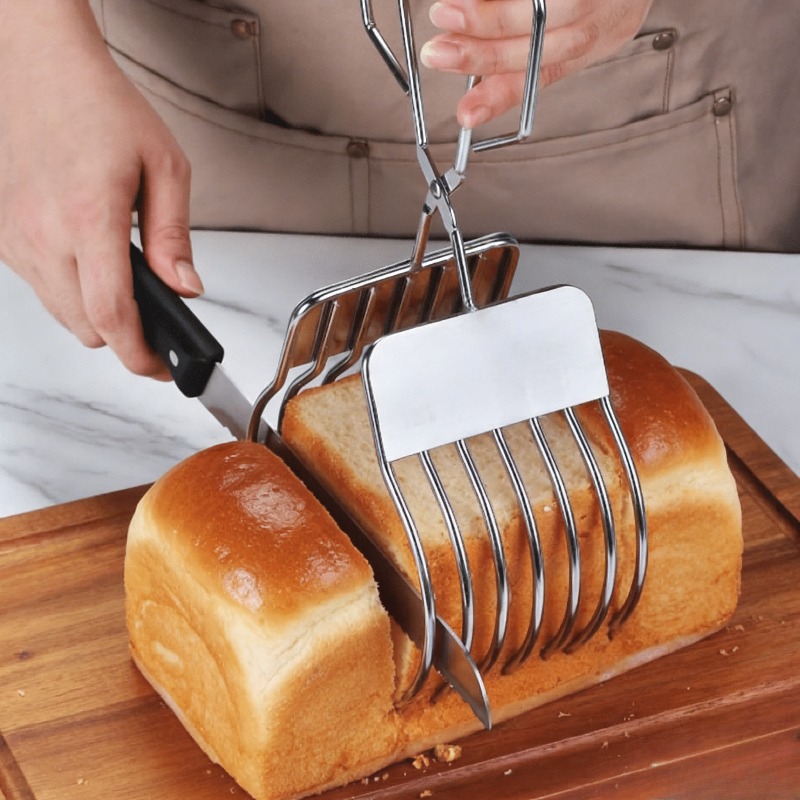 A Versatile Portable Barbecue Slicer Made of One-Piece Stainless Steel, Suitable for Slicing Meat, Ham, And Bread, Ideal for Both for Home And Outdoor Use - Image 3