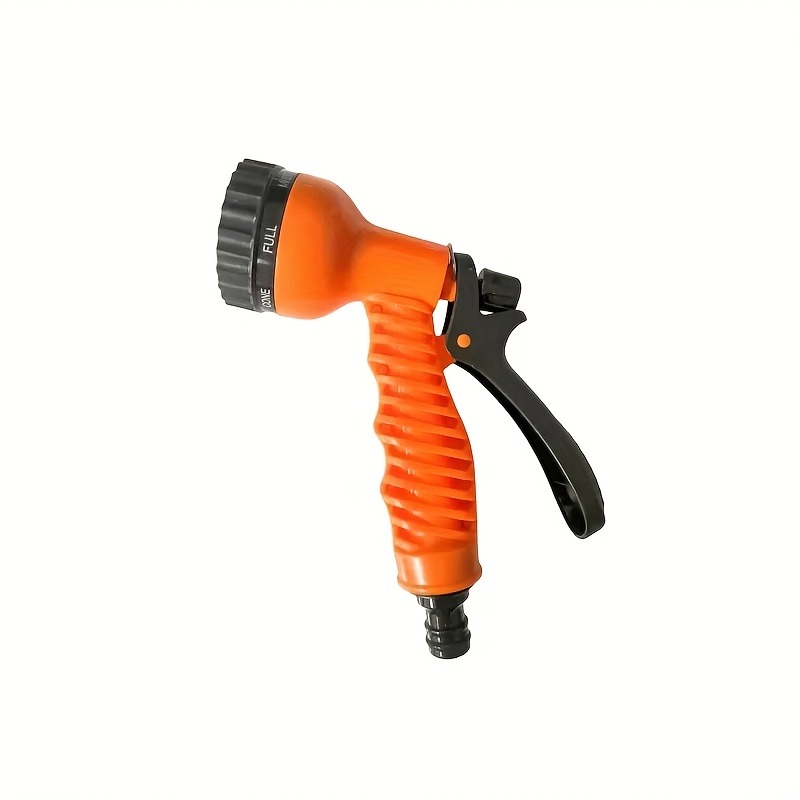 1pc High-Pressure Garden Hose Nozzle - Adjustable Spray Pattern, Durable Lightweight Design with Ergonomic Orange And Black Grip, Universal Thread for Gardening, Car Washing, And Yard Cleaning - Image 7