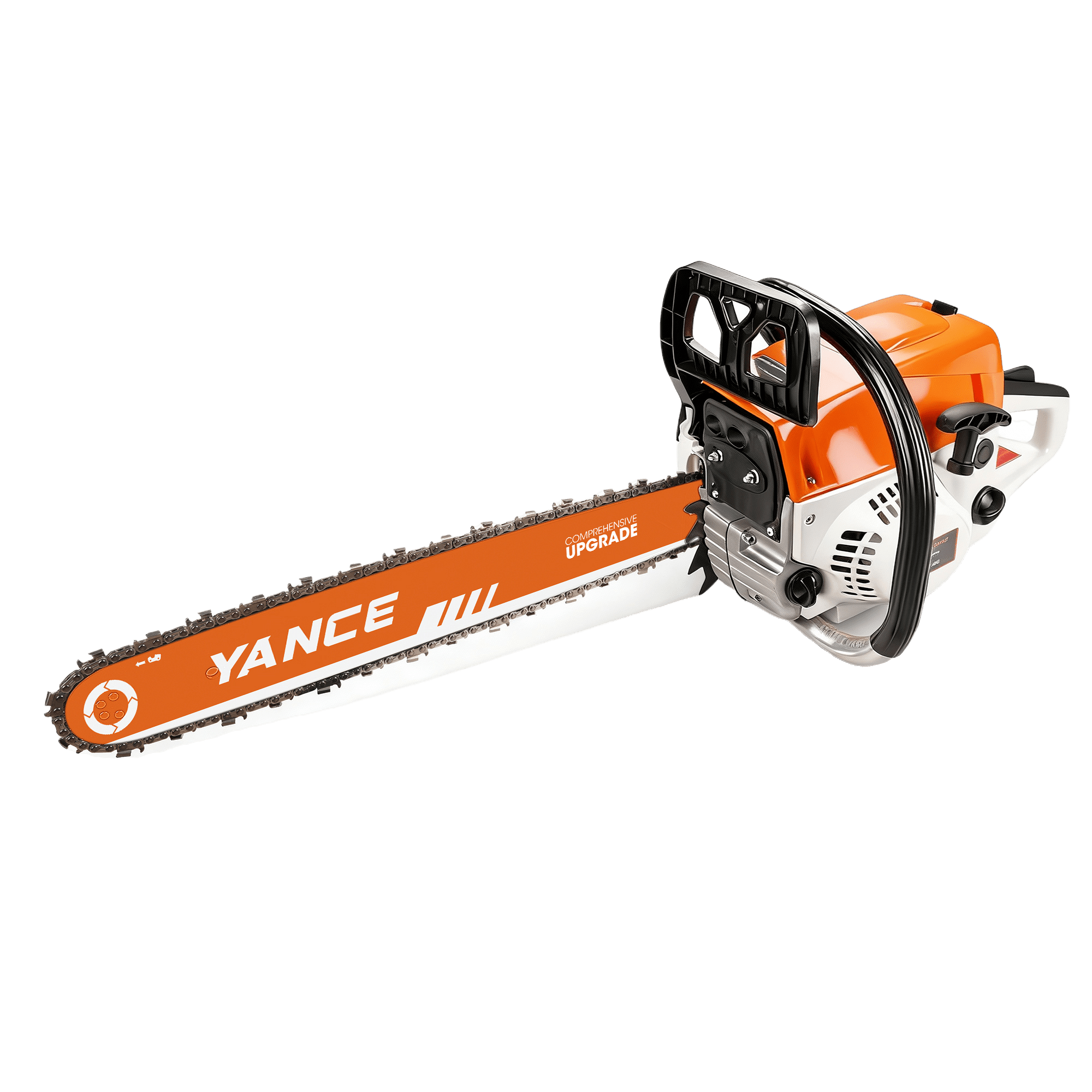 Professional 62CC Gasoline Chainsaw 20 Inch Chain Powerful 2-Stroke Motor for Heavy Duty Wood Cutting Logging Farm Use Durable Quiet Safe with Anti-Vibration Handle Additions Included - Image 2