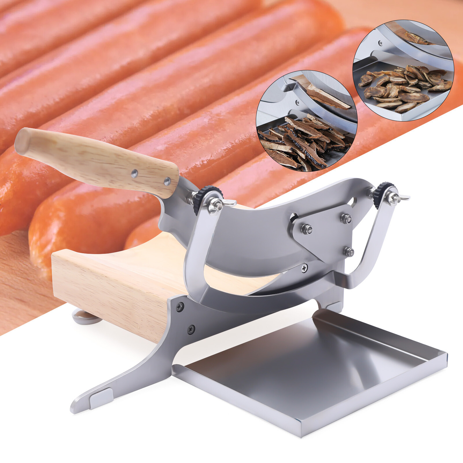 Manual Meat Slicer Frozen Meat Beef Bones Cutter Slicing Machine Stainless Steel Kitchen Slicer Food Slicer Manual Slicer Machine