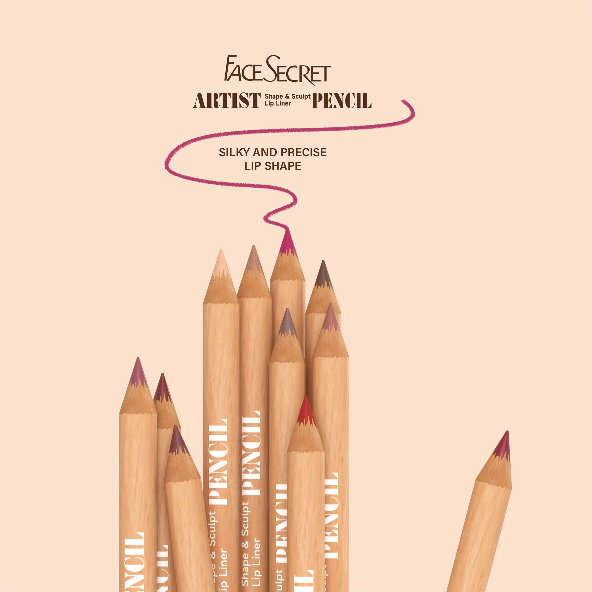 6pcs/set lip liner set lip liner waterproof long-lasting matte lip liner set natural makeup effect easy to apply non-stick non-smudge lip liner set lip cosmetics makeup set - Image 4