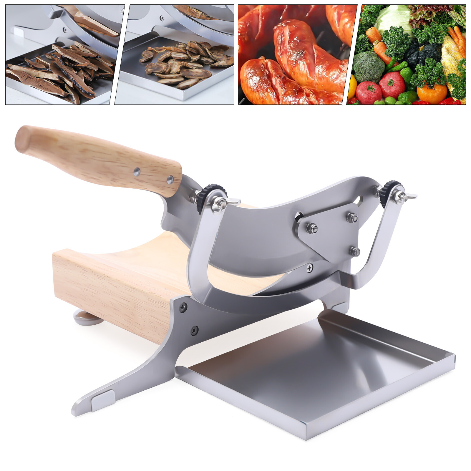 Manual Meat Slicer Frozen Meat Beef Bones Cutter Slicing Machine Stainless Steel Kitchen Slicer Food Slicer Manual Slicer Machine - Image 2