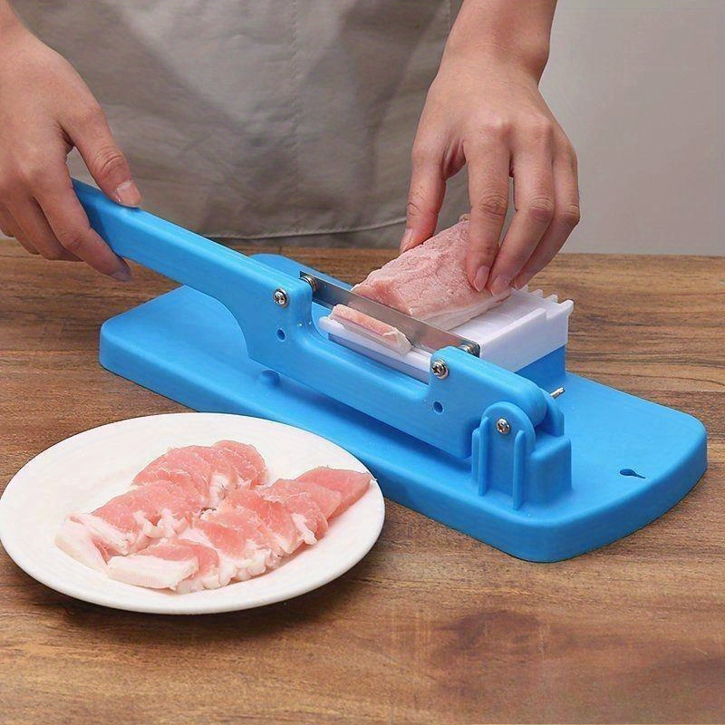 1pc Versatile Food Slicer - Easy Assembly, Detachable for Frozen Meat, Potatoes, Bananas, Apples & More - Uncharged, Battery-Free - Ideal for Home Kitchen Use, Slicing And Dicing - Image 3