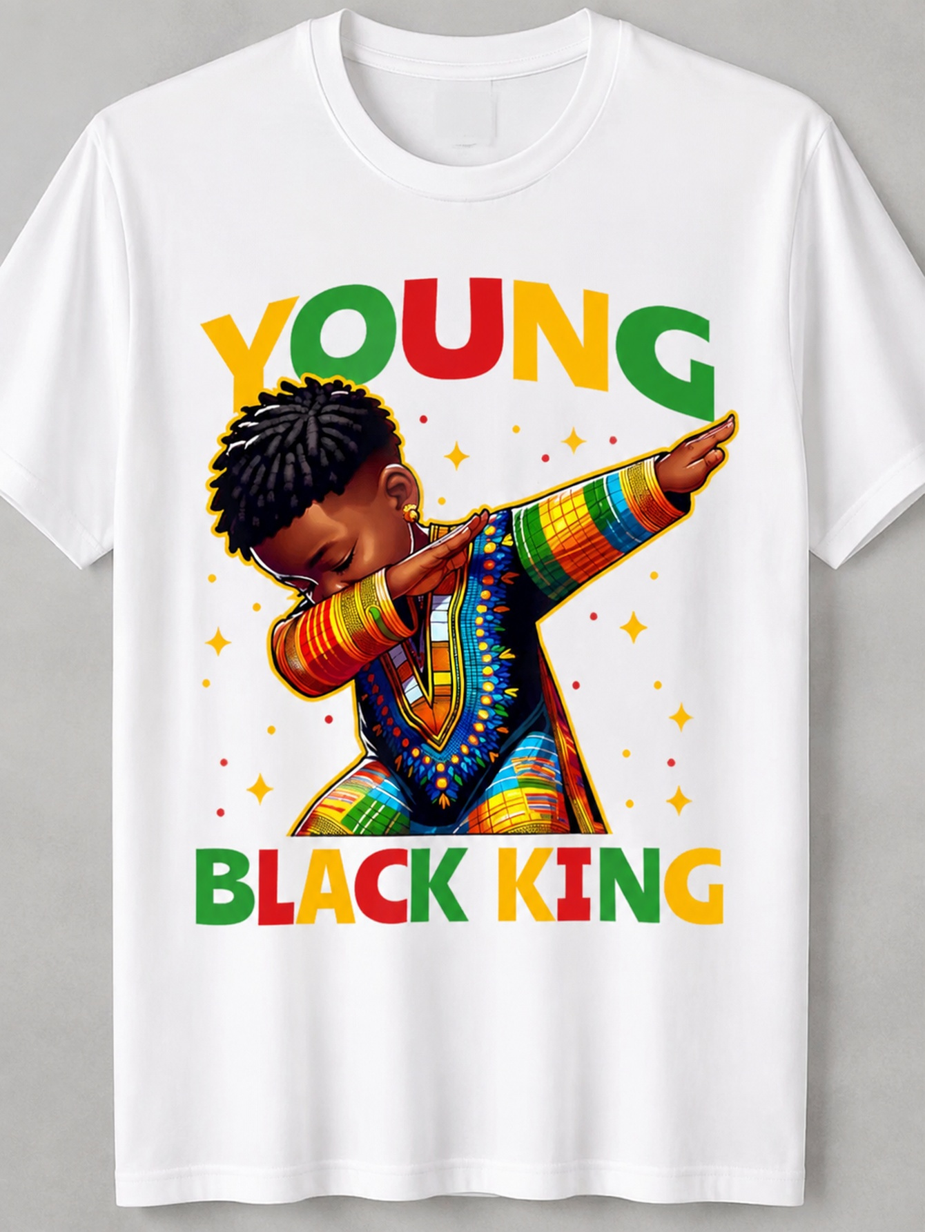Young King Graphic T-Shirt Gift for Young Kings, Bold Standout Casual Everyday Wear