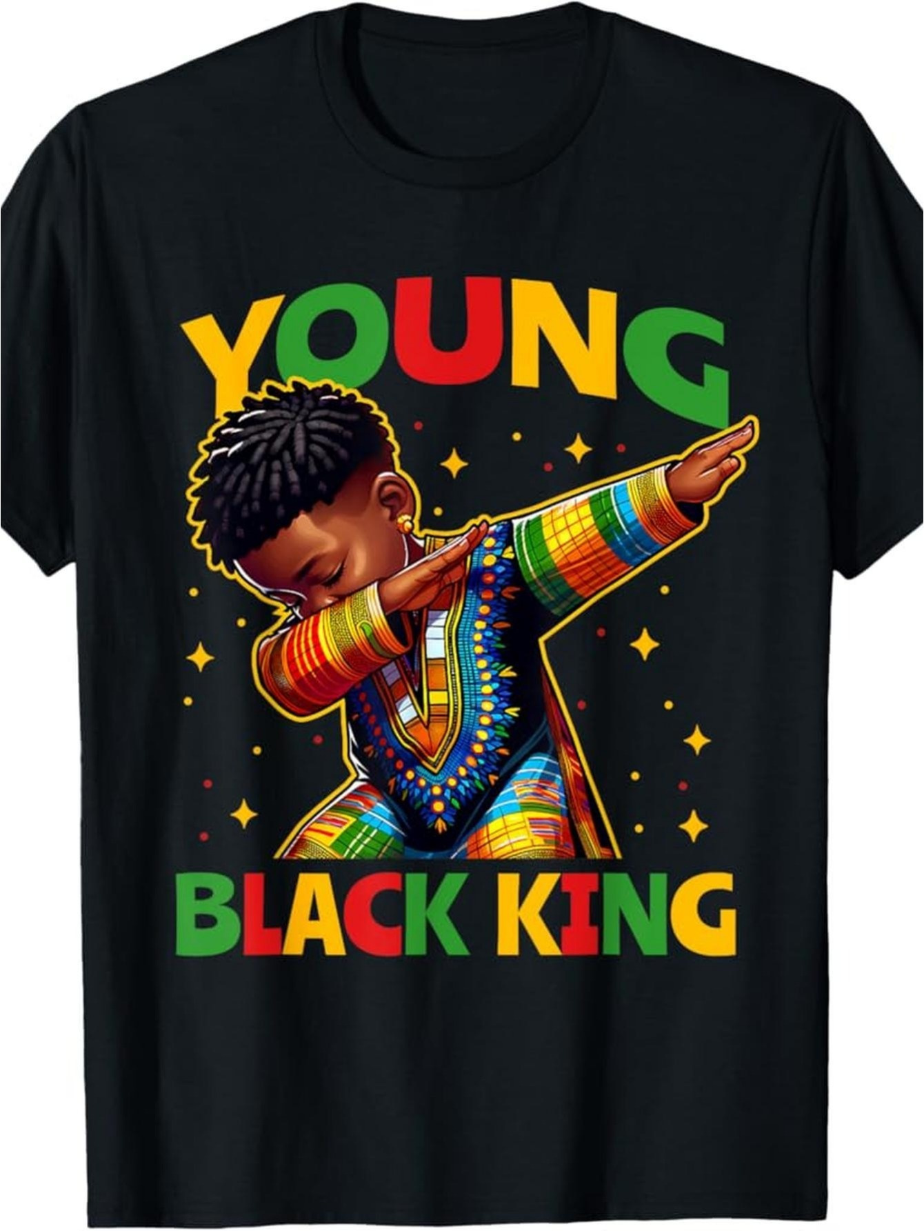 Young King Graphic T-Shirt Gift for Young Kings, Bold Standout Casual Everyday Wear