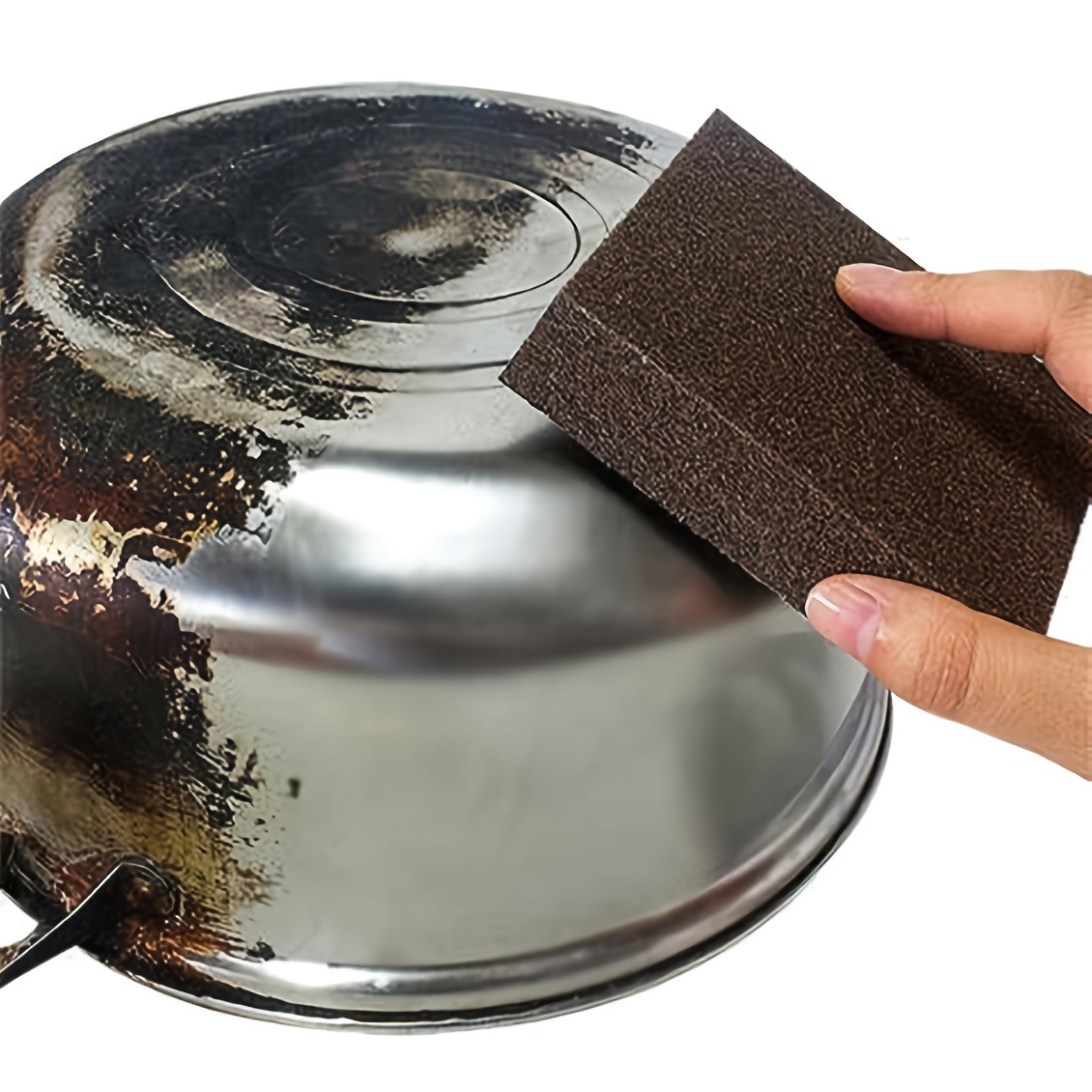 Diamond Sponge Cleaning Brush - Pot Bottom Cleaning Sponge - Rust Remover Sponge - Dish Sponge Block - Strong Degreaser - 1/3/6/9pcs - Cleaning Tools - Cleaning Supplies