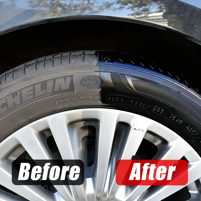 Car Interior Polishing Spray - Multi-Purpose Plastic Polish, Tire Shine Agent, Suitable for Dashboard, Seat, Plastic Decorations, Dust-Proof And Uv-Resistant, Instantly Brightens The Shine, Restores Original Color, Long-Lasting Anti-Aging Formula