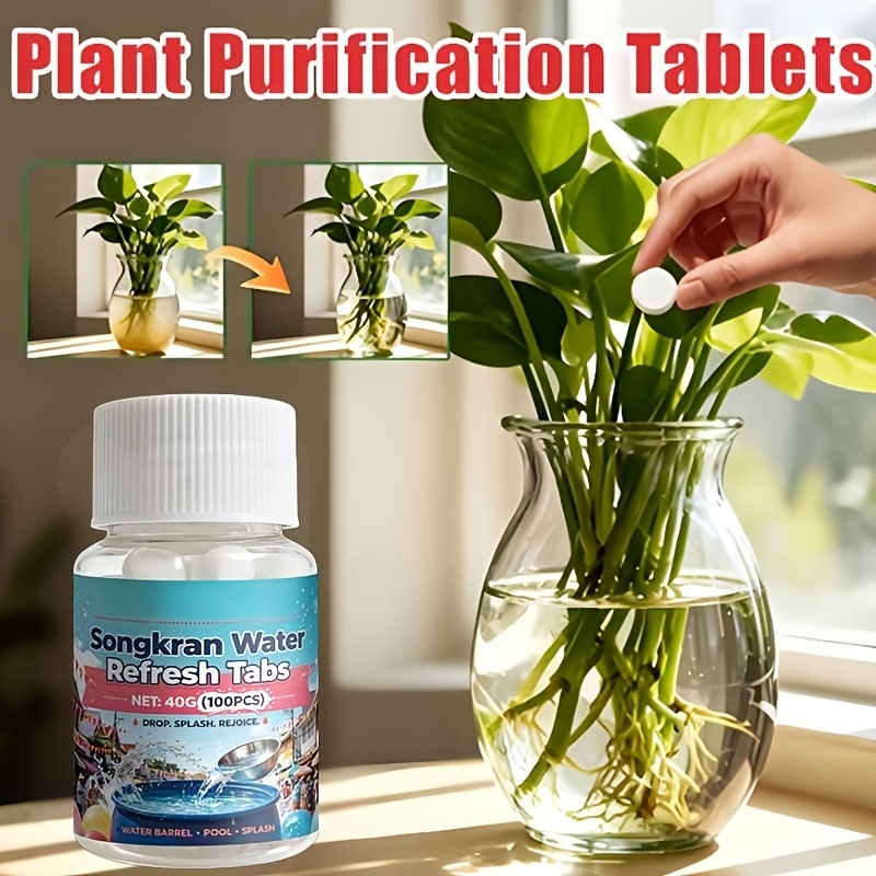 Multi-Functional Pool Pond Purifier Suitable for Home Pools, Ponds, Outdoor Water Purification, Hydroponic Tablets, Aquariums, Fish Tanks, Hydroponic Systems, And Water Feature Gardens, Fast-Acting Formula Keeps Water Clear - Image 3