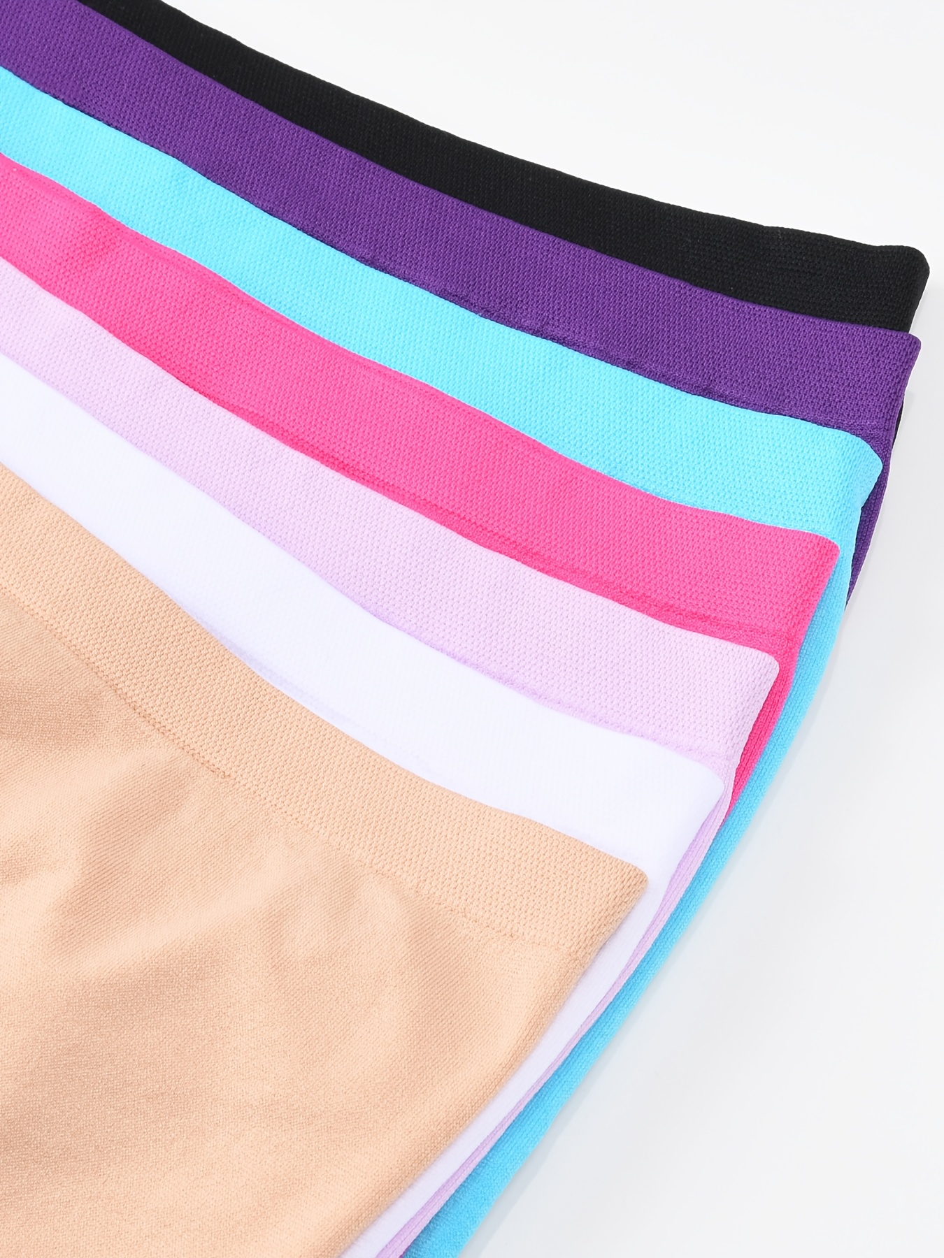 Women'S Seamless Boxer Briefs One-Piece Traceless Anti-Exposure Shorts Easy Solid Color Boxer Briefs